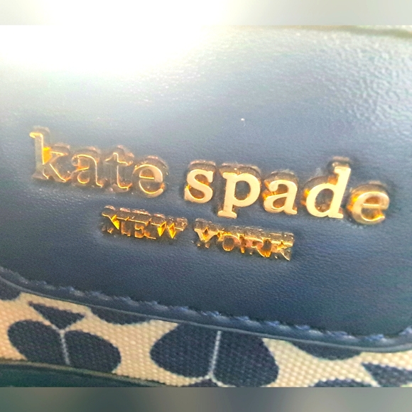 Kate Spade ♠️ Multi Flower Jacquard Stripe Manhattan Tote Bag - Picture 6 of 7